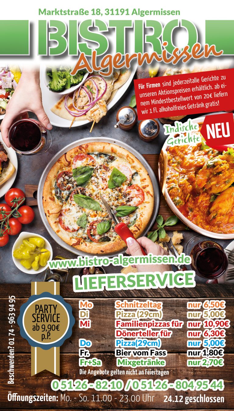 Bistro Algermissen Bistro Algermissen - Bistro und Bringdienst